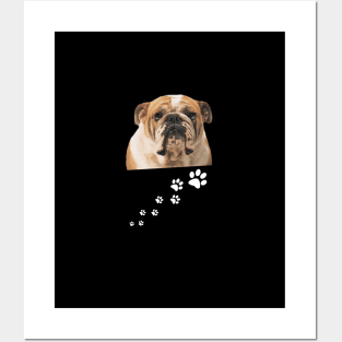 Personal Stalker Funny Bulldog Posters and Art